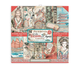 Stamperia Sir Vagabond in Japan 12x12 Inch Paper Pack