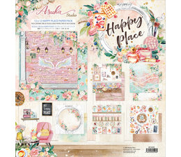 Memory Place Happy Place 12x12 Inch Paper Pack
