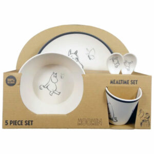 Melaminservise Mummitrollet 5 deler