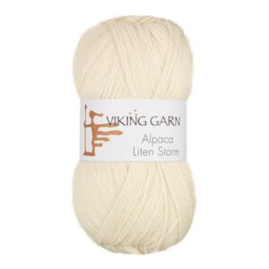 Viking Garn Alpaca Liten Storm - 702 naturhvit