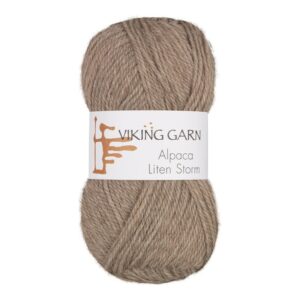 Viking Garn Alpaca Liten Storm - 707 lys brun