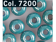 Gütermann Rocailles Perlemor 6/0 13g - 7200 turkisblå