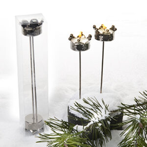 t-lys holder 20cm 2pk