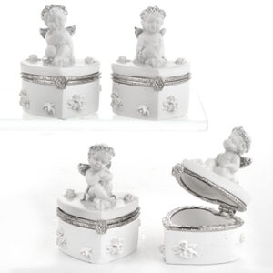 smykkeskrin med engel 1stk