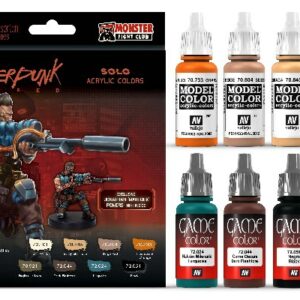 Vallejo Solo by Cyperpunk Red "Jonathan 'Warlock' Powers" set