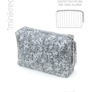 Minikrea - quiltet toalettveske liten og stor