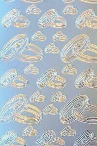 Klistremerker sølv - ringer