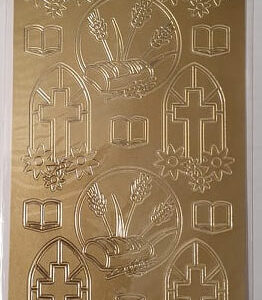 Klistremerker gull - religion