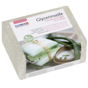 Glorex Økologisk Glycerine såpemasse m/Aloe Vera 500g, transparent