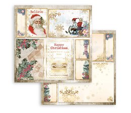Romantic Christmas - cards Santa Claus