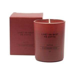 Duftlys - Blackberry Dusk - Livet er best på hytta