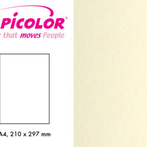 Papicolor A4 250-300g – 331 Metallic Ivory – 6stk