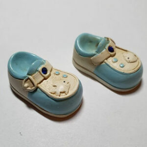 Babysko lyseblå 3cm