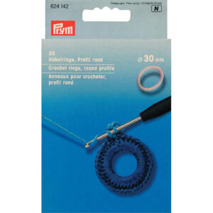 Prym Plastringer 30mm 30stk – Hvite (4mmtykk)
