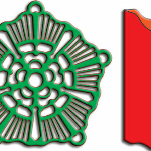 Die - christmas tree decoration with angel wing