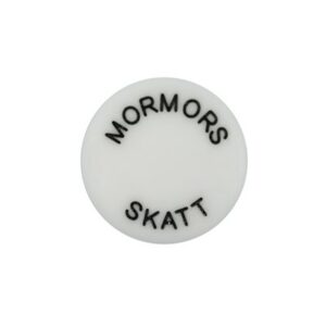 Knapp 15mm Grå Mormors skatt