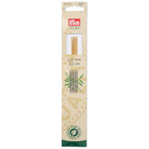 Prym 1530 Bambus Settpinne 5stk 20cm - 2,0
