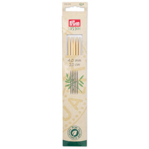 Prym 1530 Bambus Settpinne 5stk 20cm - 4,0