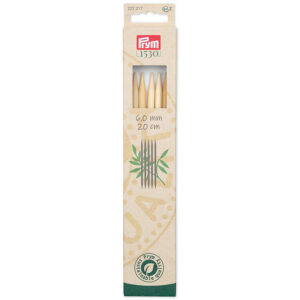 Prym 1530 Bambus Settpinne 5stk 20cm - 6,0