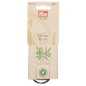 Prym 1530 Bambus Rundpinne 40cm - 2,5