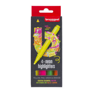Bruynzeel Highlighter – 4 stk Neon