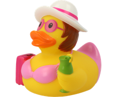 Badeand, Feriegjest, dame