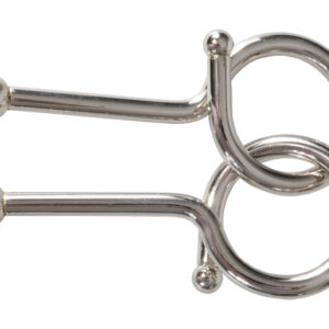 IQ-test metall - two rings and pin