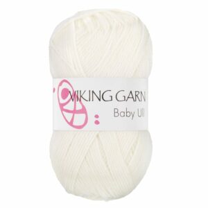 Viking Garn Baby Ull - 300 hvit