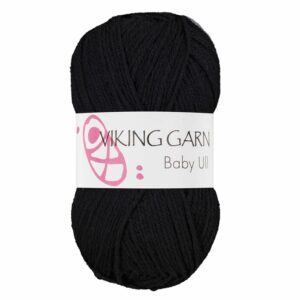 Viking Garn Baby Ull - 303 svart