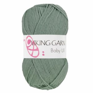 Viking Garn Baby Ull - 338 grågrønn