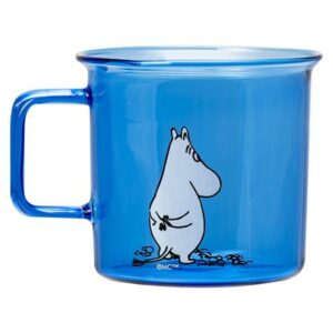 Mummikopp Glass blå - Mummitrollet