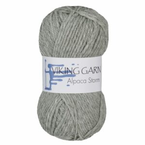 Viking Garn Alpaca Storm - 513 lys grå