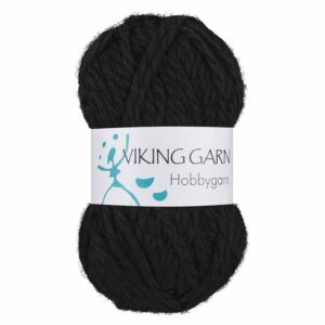 Viking Garn Hobbygarn - 903 svart