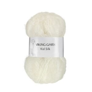 Viking Garn Kid/Silk - 302 naturhvit
