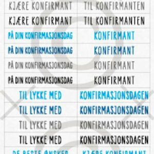 Klistremerker - konfirmant 5