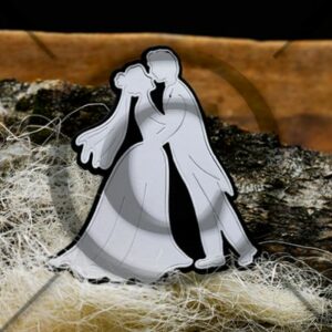 Dies - brudepar, siluett