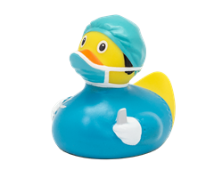 Badeand, lege/kirurg