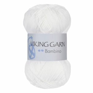 Viking Garn Bambino - 400 hvit
