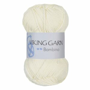 Viking Garn Bambino - 402 naturhvit