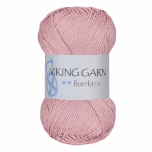 Viking Garn Bambino - 416 pudderrosa