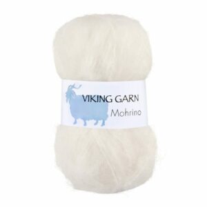 Viking Garn Mohrino - 502 naturhvit