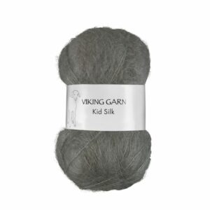 Viking Garn Kid/Silk - 336 støvet grønn