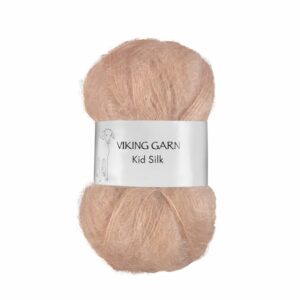 Viking Garn Kid/Silk - 366 lys nougat