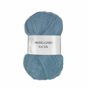 Viking Garn Kid/Silk - 322 gråblå