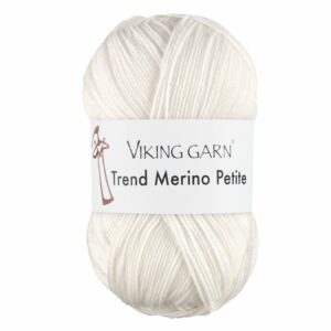 Viking Garn Trend Merino Petite - 300 hvit
