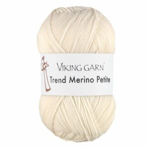 Viking Garn Trend Merino Petite - 302 naturhvit