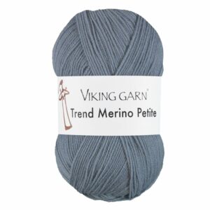 Viking Garn Trend Merino Petite - 323 gråblå