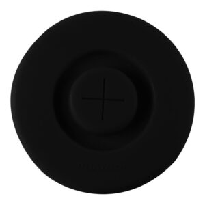 Silikonlokk til emaljekopp - sort