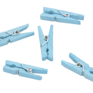 klyper 25mm 50stk – Lys blå