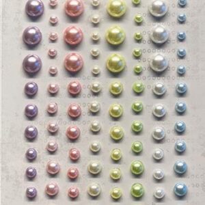 halvperler - pastell mix